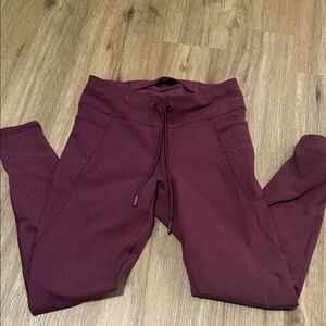 Yogalicious Women's Deep Maroon Leggings